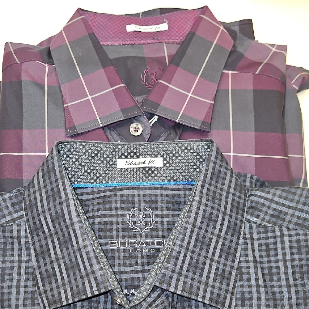 2 Bugatchi Button Ups - image 1